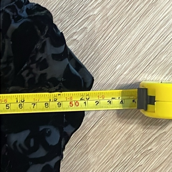 Lane Bryant Women Tank Top Size 20 Black Velvet & Satin Whimsigoth Balletcore - Picture 9 of 11